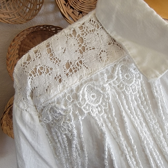 Vintage Circle T Western Blouse SZ  L - Picture 5 of 8